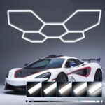 LED Hexagon Garage Upgraded LED Lights 26400LM Super Bright Honeycomb Lights for Gym Basement Hair Salon - Image 2