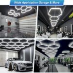 LED Hexagon Garage Upgraded LED Lights 26400LM Super Bright Honeycomb Lights for Gym Basement Hair Salon - Image 3