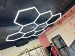 LED Hexagon Garage Upgraded LED Lights 26400LM Super Bright Honeycomb Lights for Gym Basement Hair Salon - Image 16