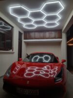 LED Hexagon Garage Upgraded LED Lights 26400LM Super Bright Honeycomb Lights for Gym Basement Hair Salon - Image 14