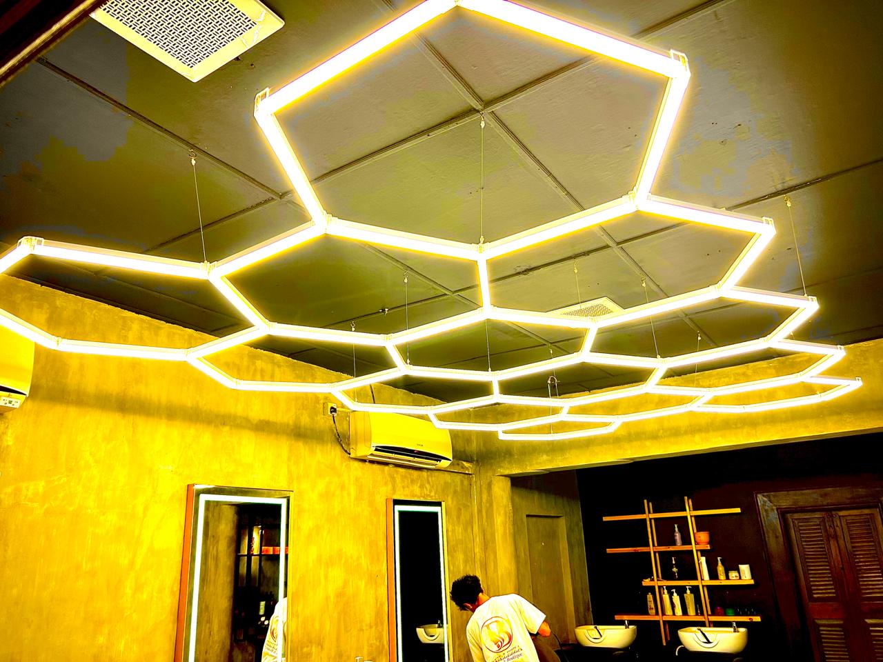 WhatsApp Image 2025-10-29 at 00.23.43_4dd73942 LED Hexagon Garage Upgraded LED Lights 26400LM Super Bright Honeycomb Lights for Gym Basement Hair Salon - Image 1