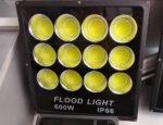 HEAVY DUTY COB LED Flood Light50W/100W/150W/300W/400W/500W/600W Waterproof Outdoor Flood Light with 6500K Cool White Light for Garden, Playground, Warehouse, Billboard, Street-Black