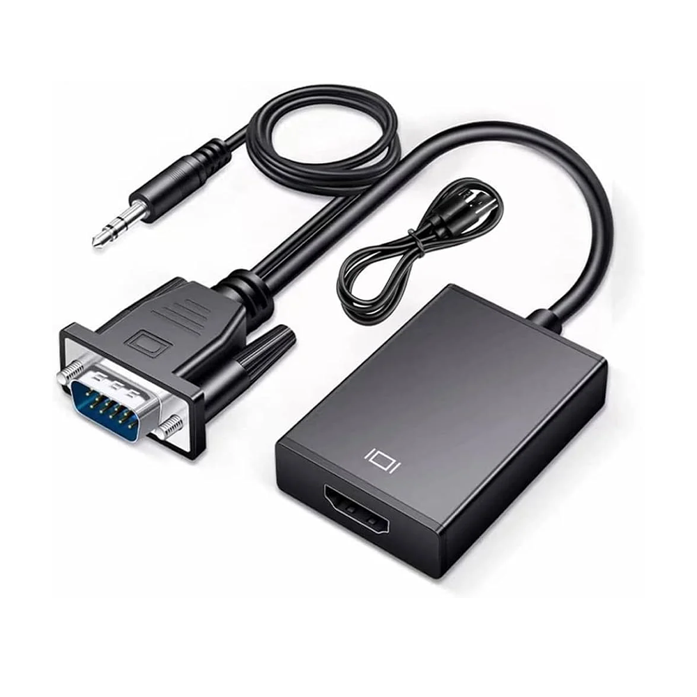 Untitled-1-10 VGA TO HDMI Converter Adapter - Image 1